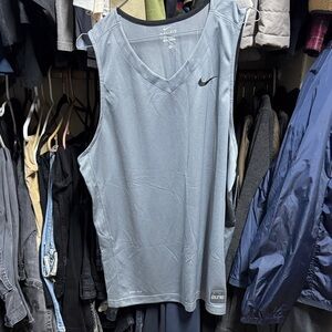 Nike Elite Gray Sleeveless Top